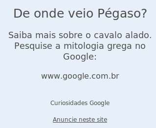 Google Adsense: Ver anúncios sobre: Curiosidades