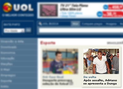 Curiosidades: Erro de Português no UOL