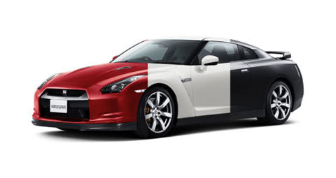 Carro que muda de cor