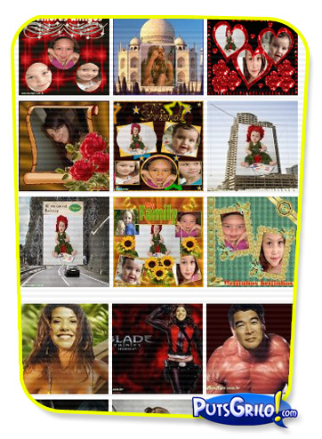 Montagem de Fotos Grátis, Recados Animados