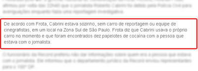 TV: Jornalista Roberto Cabrini é Preso