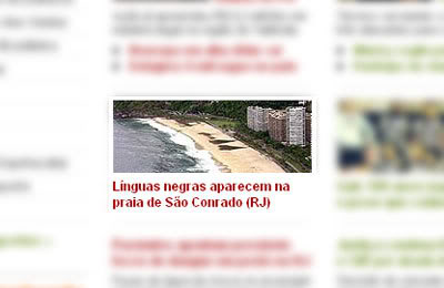 Língua negra aparece em São Conrado