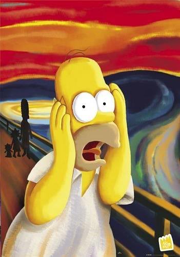 Hommer Simpson em O Grito