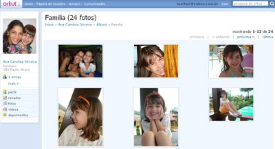 Isabella Nardoni: Homenagens no Orkut e YouTube