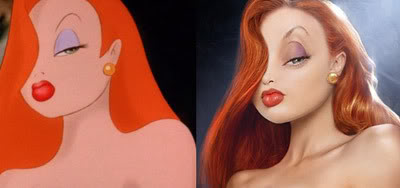 Montagem Perfeita: Jessica Rabbit Real