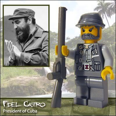Fidel Castro em versão Lego