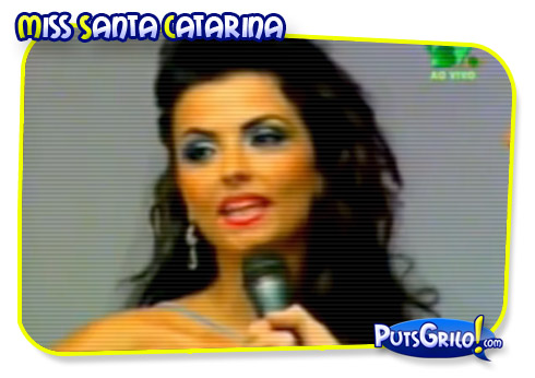 Miss Santa Catarina: Nervosismo e Gafe
