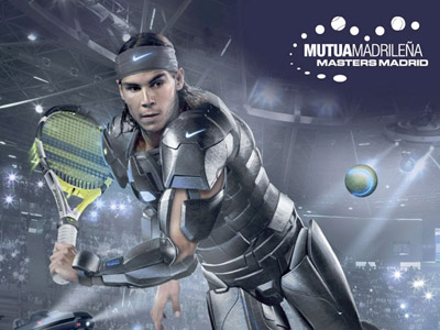 Tênis: Fotos de Nadal e Federer Futuristas