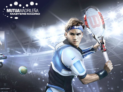 Tênis: Fotos de Nadal e Federer Futuristas