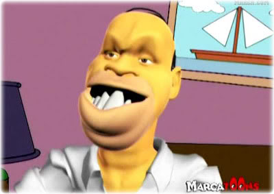 Charges: Ronaldinho vira Homer Simpson