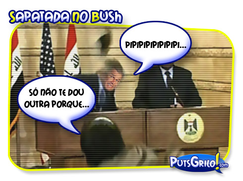 Vídeo: Sapatada no Bush