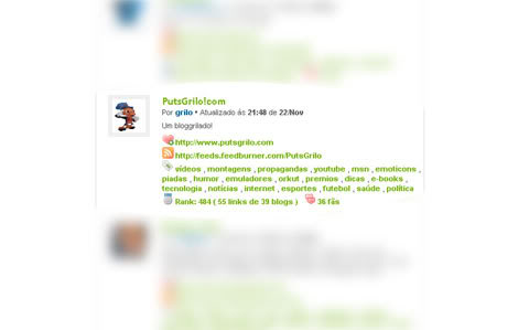 Ranking BlogBlogs