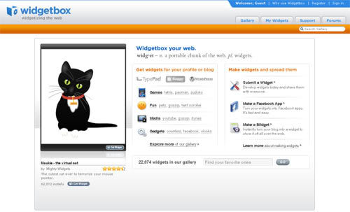 Widget Box