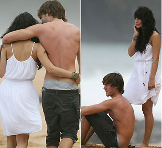 HSM: Fotos de Zac Efron e Vanessa Hudgens Românticas (High School Musical)
