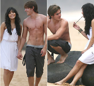 HSM: Fotos de Zac Efron e Vanessa Hudgens Românticas (High School Musical)