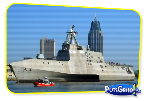 Fotos do Navio Caça Piratas dos Estados Unidos: M-e-d-o!