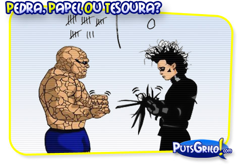 Joquempô Injusto: Coisa Vs. Edward Mãos-de-Tesoura
