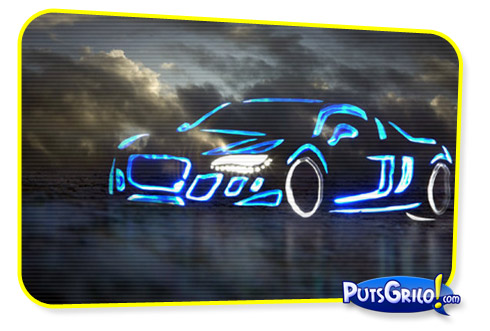 Carros Desenhados com Luz (Lightgraff)