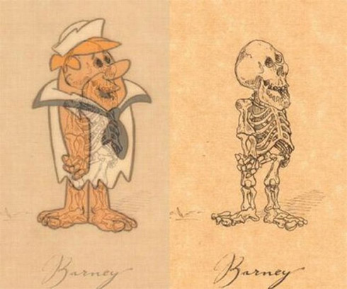 ilustrações, desenhos animados, piu piu, meninas superpoderosas, flintstones