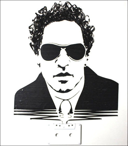 reciclagem, arte, erika simmons, michael jackson, beatles