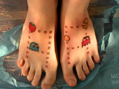 tatuagem, piercing, pés, mario, george bush