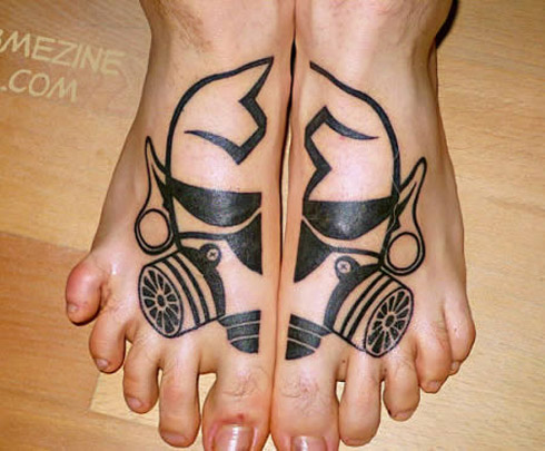 tatuagem, piercing, pés, mario, george bush