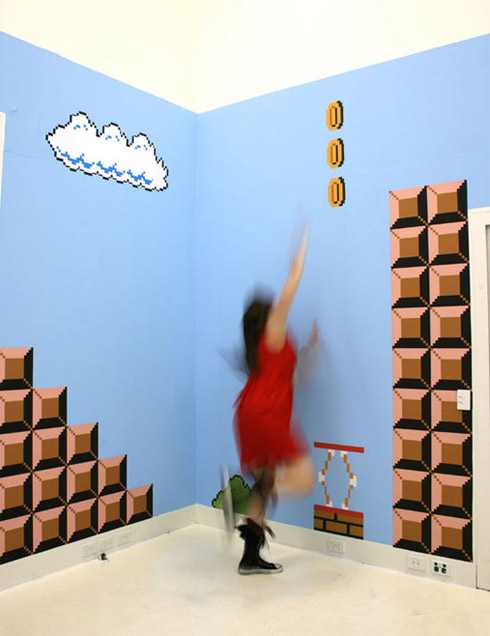 design, decoração, nintendo, nintendo wii, mario