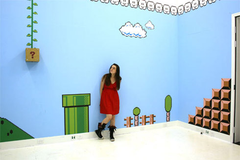 design, decoração, nintendo, nintendo wii, mario