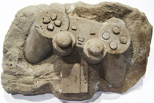 fotos, fósseis, museu, christopher locke, video game