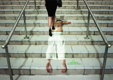 Fotos: Propagandas Criativas em Escadas