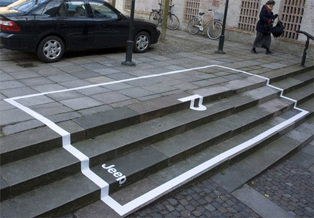 Fotos: Propagandas Criativas em Escadas