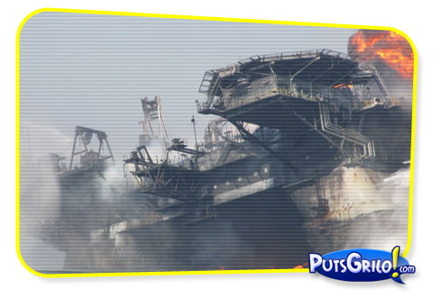 Fotos: Explosão da Plataforma no Golfo do México