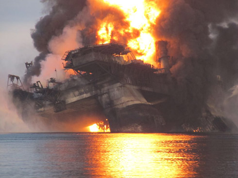 Fotos: Explosão da Plataforma no Golfo do México