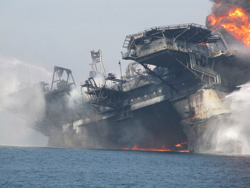 Fotos: Explosão da Plataforma no Golfo do México