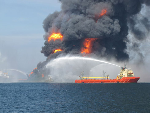Fotos: Explosão da Plataforma no Golfo do México