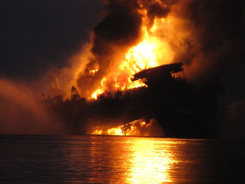 Fotos: Explosão da Plataforma no Golfo do México