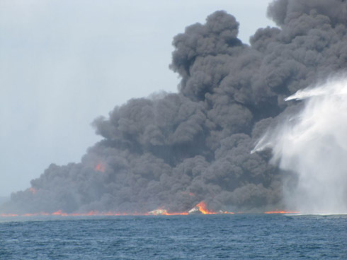 Fotos: Explosão da Plataforma no Golfo do México