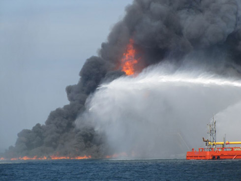 Fotos: Explosão da Plataforma no Golfo do México