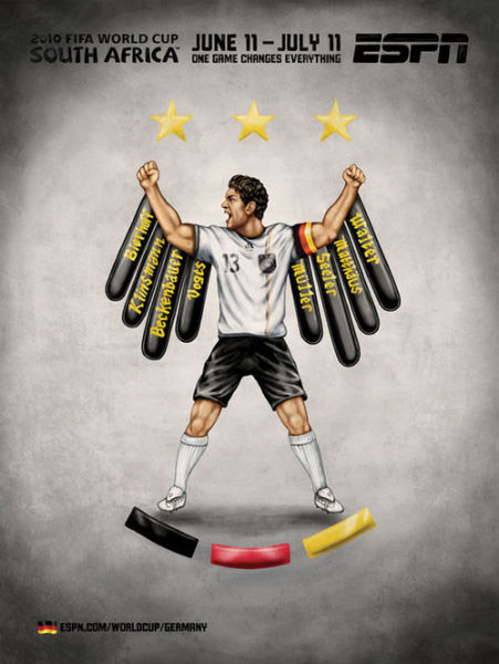 Copa do Mundo 2010: Posters das Seleções