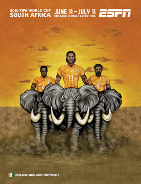 Copa do Mundo 2010: Posters das Seleções
