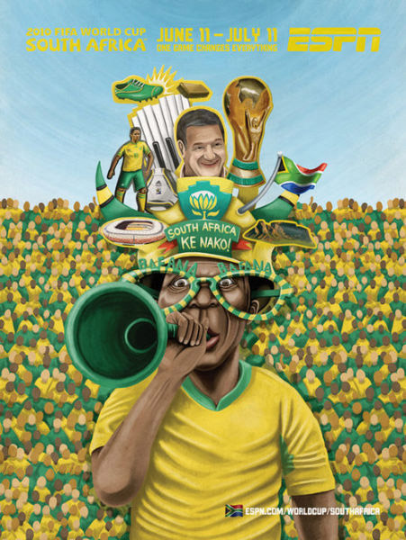 Copa do Mundo 2010: Posters das Seleções