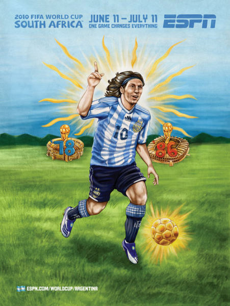 Copa do Mundo 2010: Posters das Seleções