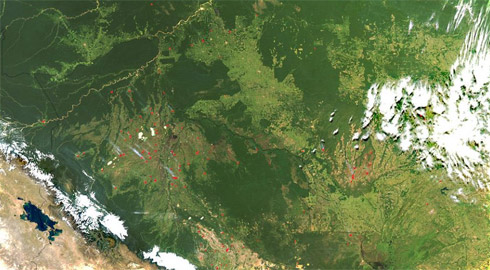 Fotos da Nasa de Desastres Naturais