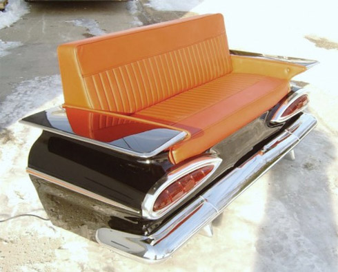 Fotos: Cadeiras e Sofás Feitos de Carros Fotos: Cadeiras e Sofás Feitos de Carros