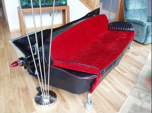 Fotos: Cadeiras e Sofás Feitos de Carros Fotos: Cadeiras e Sofás Feitos de Carros