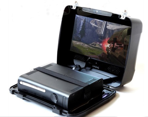 Video Games: Xbox 360 Case com LCD