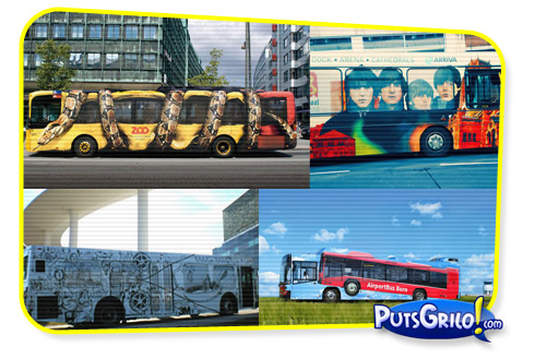 Fotos: Propagandas em Ônibus [Bus Door]