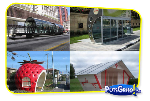 Fotos: Pontos de Ônibus Com Design Futurista