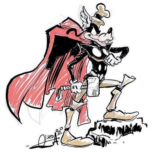 Disney e Marvel: Montagens Com os Personagens