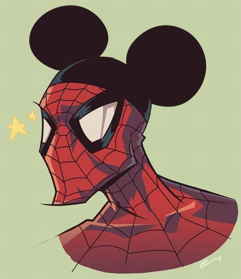 Disney e Marvel: Montagens Com os Personagens